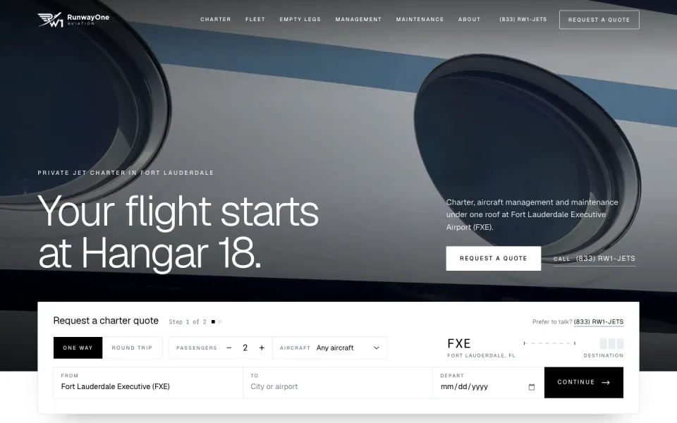 Concept B first screen
